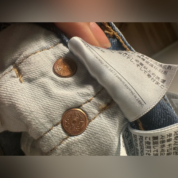Vintage 90s Denim Levi’s 501 Jeans Button Fly 28x32 Excellent Condition - Picture 13 of 17